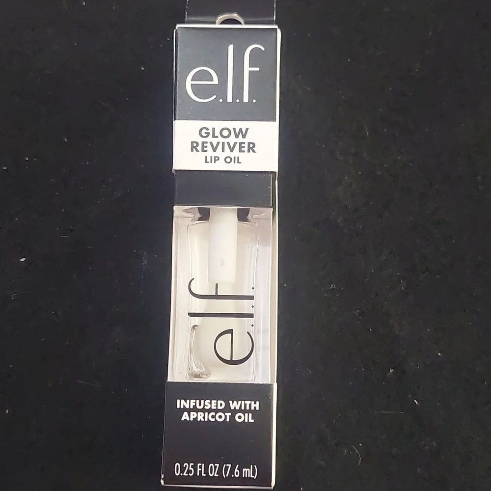 NEW Elf glow reviver lip oil clear